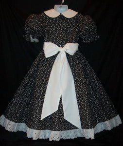 Dress Custom Girls Size Gorgeous Black Music Notes Recital