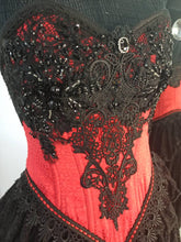 Load image into Gallery viewer, Gothic Corset dress