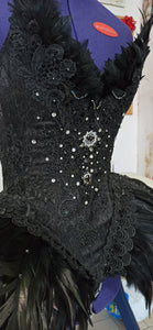 Gothic corset cosplay costume
