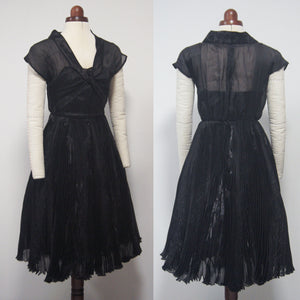 Vintage 50s Little Black Grace Kelly Rear window black dress