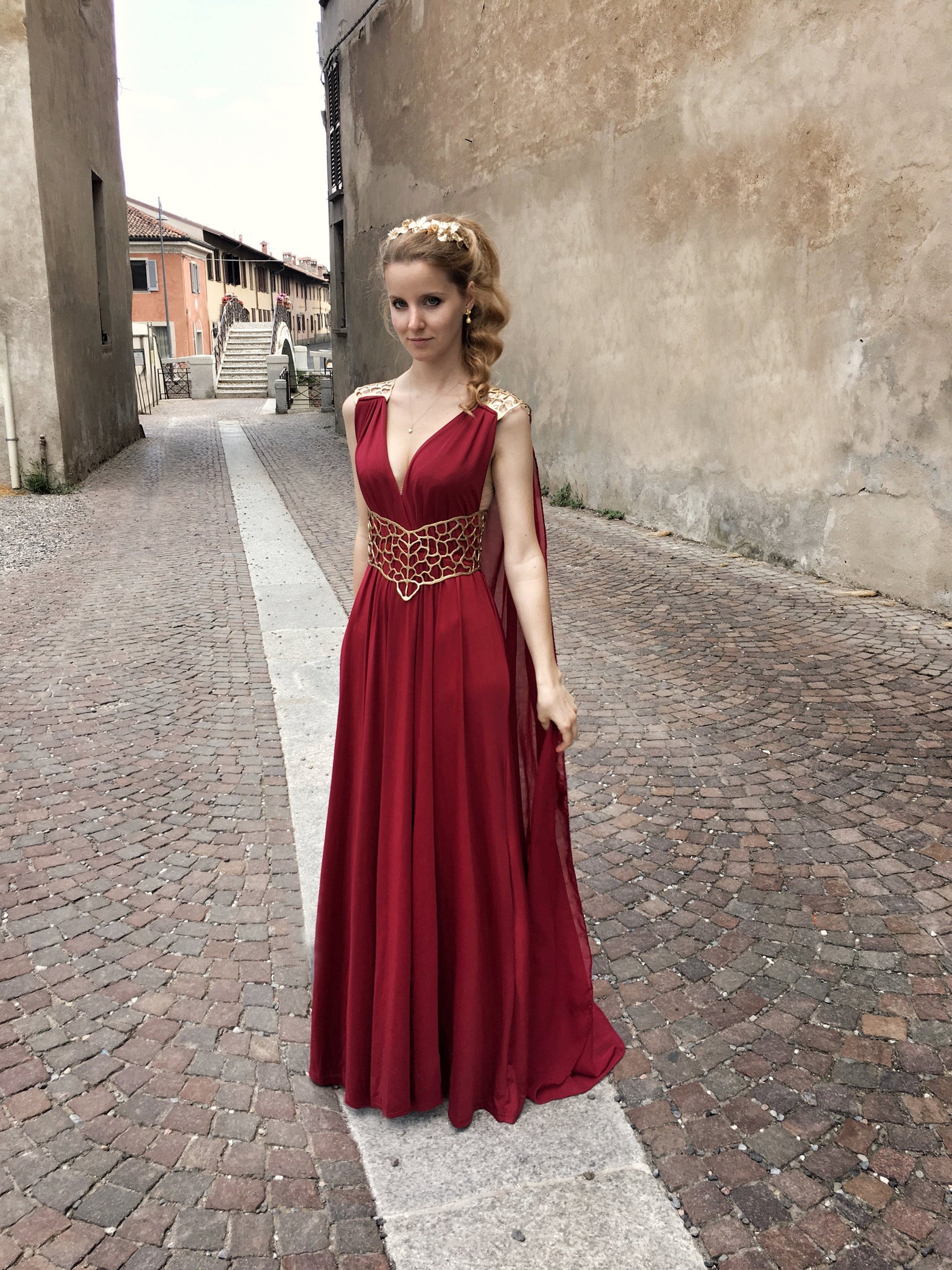 Grecian Gown Khaleesi Cosplay Game of Thrones Inspired Daenerys Dress MJcostume Grecian Gown Khaleesi Cosplay Game of Thrones Inspired Daenerys Dress MJcostume