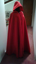 Load image into Gallery viewer, Medieval Renaissance Cloak Red Riding Hood cosplay costume