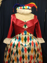 Load image into Gallery viewer, Harlequin / Commedia de l&#39;arte / carnival / pierrot / columbine / clown / Mardi Gras
