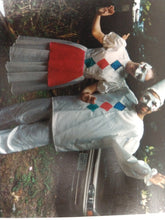Load image into Gallery viewer, Harlequin / Commedia de l&#39;arte / carnival / pierrot / columbine / clown / Mardi Gras