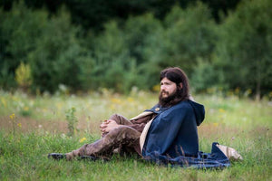 Hooded cloak Medieval cloak Viking cloak Hooded cape Historical cloak Lined cloak Fantasy cloak Celtic cloak