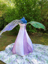 Load image into Gallery viewer, Extra Large Adult Sized Iridescent Celophane Goddess Themed Fairy Wings for Cosplay or Costumes