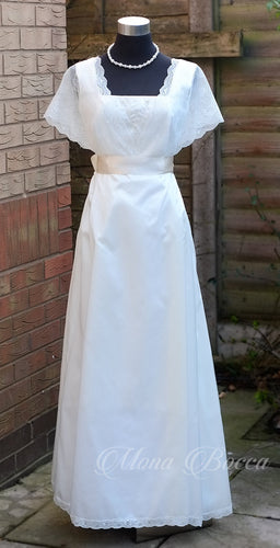 Titanic vintage styled Ivory Edwardian styled wedding dress
