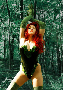 Ivy Poison ivy suit Sexy Poison Ivy Costume Cosplay ivy adults sexy bodysuit