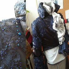 Load image into Gallery viewer, MADE TO ORDER Jareth The Goblin King ball blue jacket, David Bowie, Labyrinth, Cosplay, men Costume, Larp, renaissance costume set