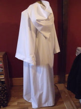 Load image into Gallery viewer, Jedi Robe In White Cotton Drill Larp Pagan Fantasy