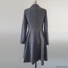 Load image into Gallery viewer, Herringbone wool Twill Duchess of Cambridge coat