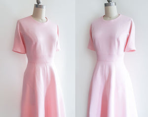 1950s Swing Royal Canada TourDuchess of Cambridge Kate Middleton blush pink dress
