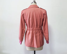Load image into Gallery viewer, Kate Middleton utility Spring summer jacket Duchess of cambridge orange cargo pocket blazer cosplay costume