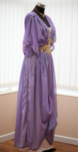 Load image into Gallery viewer, Downton Abbey dinner Titanic event Alternative purple lavender wedding dress