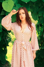 Load image into Gallery viewer, Long sleeve dress fashionable dress Polka dot dress Daily dress