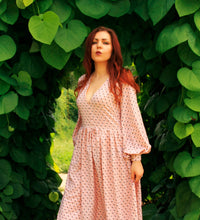 Load image into Gallery viewer, Long sleeve dress fashionable dress Polka dot dress Daily dress