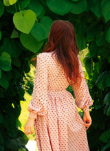 Load image into Gallery viewer, Long sleeve dress fashionable dress Polka dot dress Daily dress