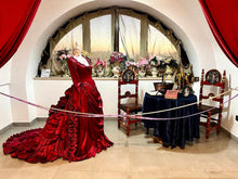 Load image into Gallery viewer, Bram Stoker Dracula Petticoat Aesthetic Delightful Romantic Tailor Victorian Ball Dress