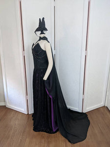 SAMPLE SALE Maleficent Costume Cosplay Corset Adult