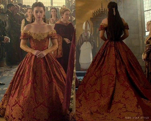 mary red dress reign Reign' Sneak Peek: Dressing the Cast for a Coronation