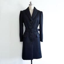 Load image into Gallery viewer, Cosplay Mary poppins black wool costume coat