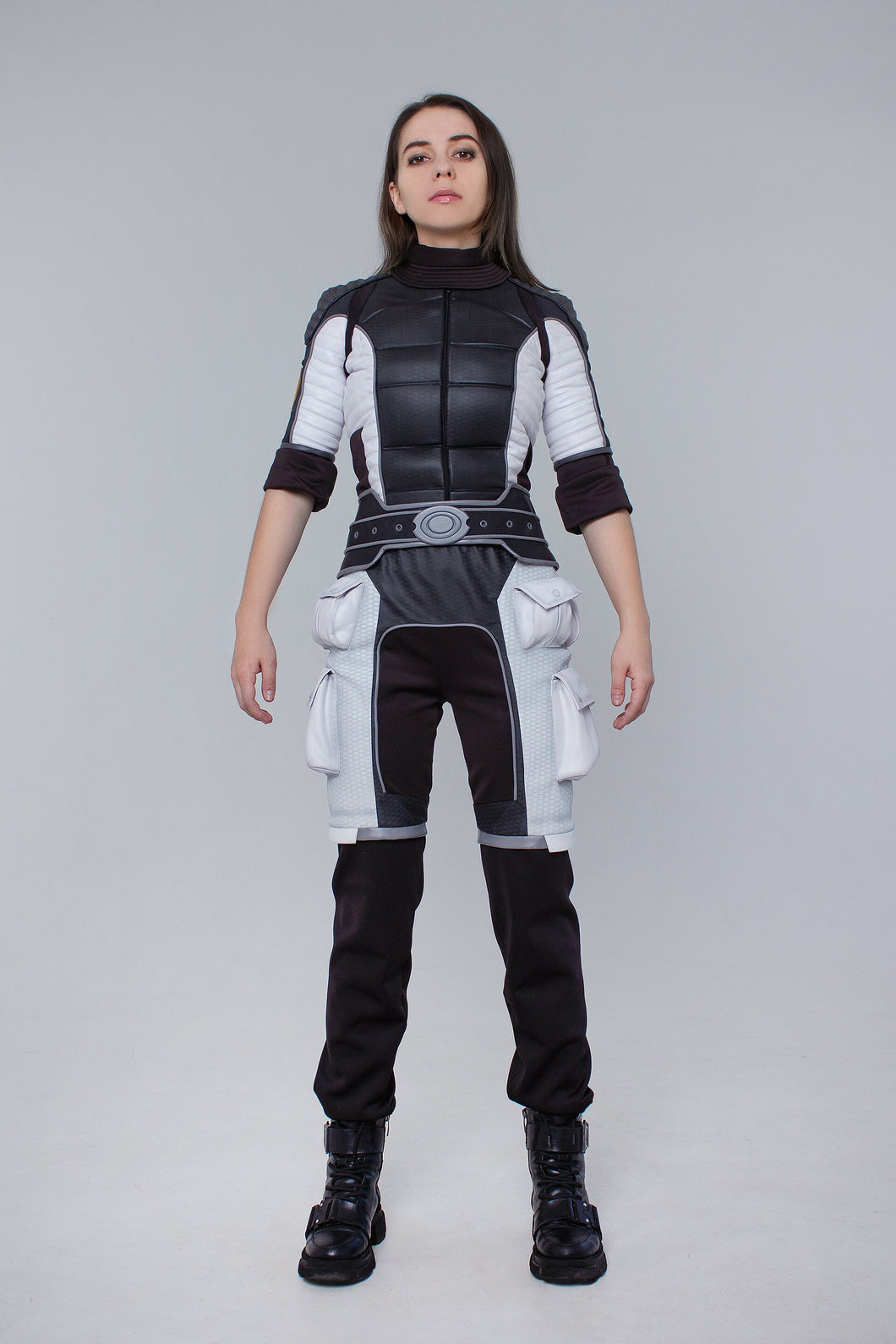 Mass Effect women cosplay uniform Female Shepard Alliance cosplay Video game cosplay female alliance cosplay Ashley uniform cosplay