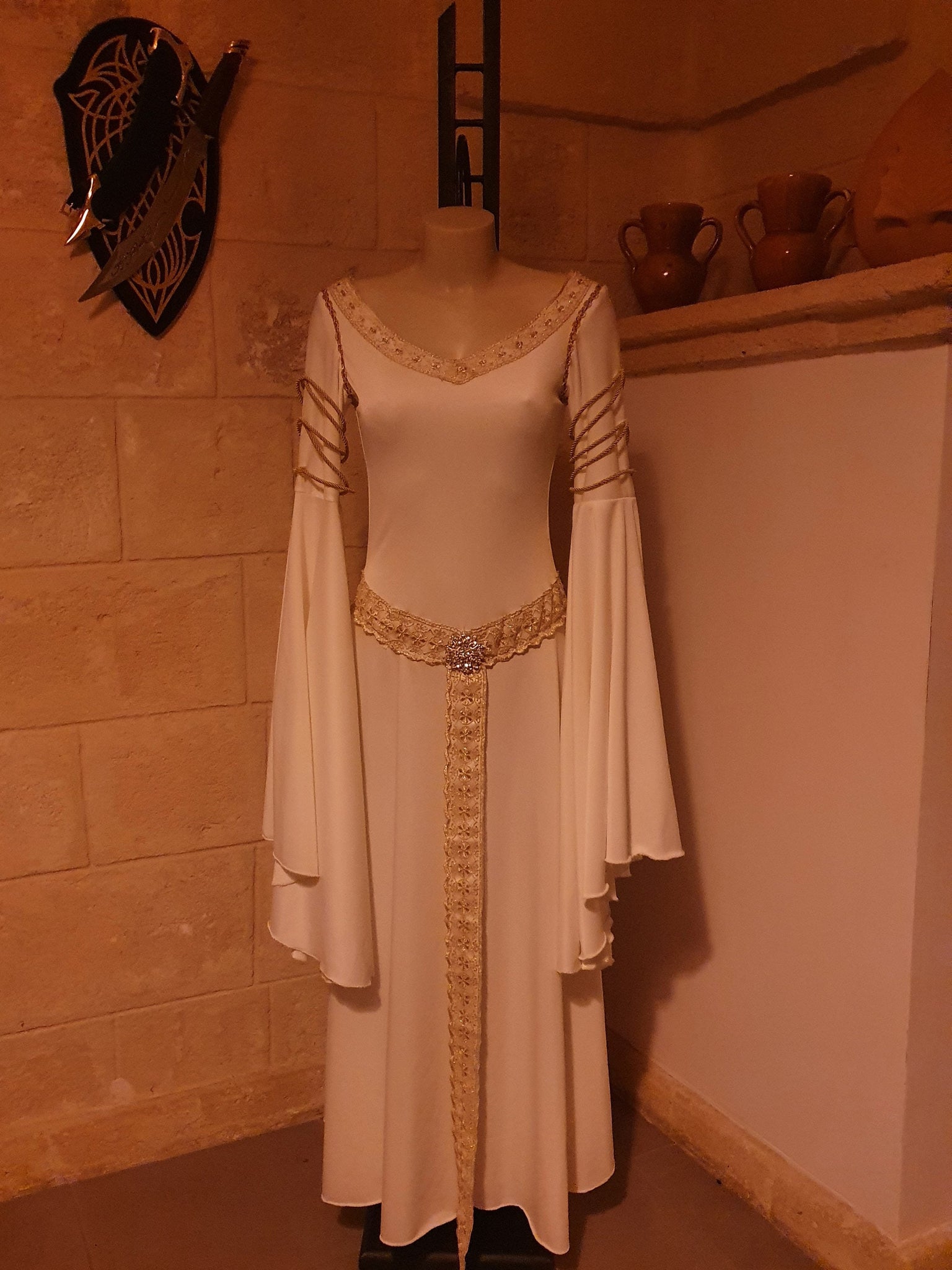 Medieval Elven Dress Lord Of The Rings Celtic Dress MJcostume Medieval Elven Dress Lord Of The Rings Celtic Dress MJcostume