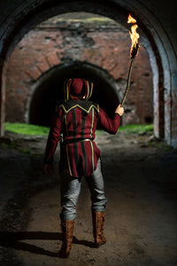 Medieval Jester Costume Evil Joker Outfit Fantasy Carnival clothing Jester LARP Skyrim Cicero Cosplay Medieval Clown