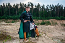 Load image into Gallery viewer, Medieval Knight Gambeson Middle Ages Coat Fantasy Viking Armor Padding Witcher Padded Armor Doublet
