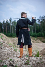 Load image into Gallery viewer, Medieval Knight Gambeson Middle Ages Coat Fantasy Viking Armor Padding Witcher Padded Armor Doublet
