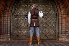 Load image into Gallery viewer, Medieval Knight Gambeson with or without sleeves detachable Middle Ages Coat Vest Fantasy Viking Armor Padding Doublet