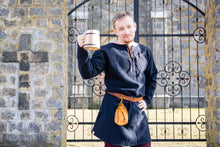 Load image into Gallery viewer, Medieval Woolen Shirt Viking Wool Tunic Celtic Historical Clothing for LARP Cosplay