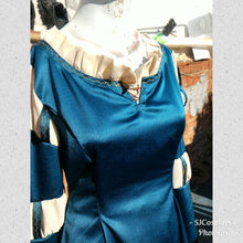 Load image into Gallery viewer, Merida Brave dress+brooch Princess Cosplay costume