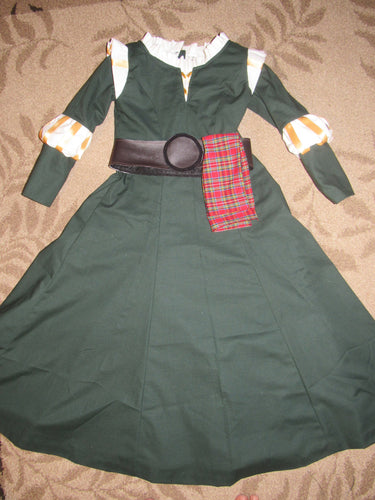 Merida Inspired Brave Cosplay Costume Dress Belt Sash for Teens Adults