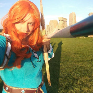Merida Inspired Medevial Dress Cosplay or Costume Adult