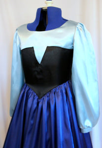 ARIEL Dress Cosplay Costume Walks On Land LITTLE Mermaid Costume Child Size DELUXE Satin