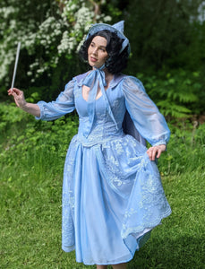 SAMPLE SALE Merriweather Costume Blue Fairy Cosplay Dress Female Adult