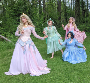 SAMPLE SALE Merriweather Costume Blue Fairy Cosplay Dress Female Adult