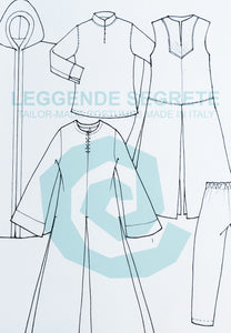 MADE TO ORDER Gandalf the white, Mithrandir costume set 7 pcs