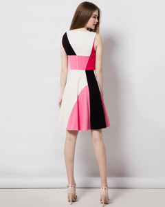 Geometric dress Petite Modern asymmetrical elegant dress