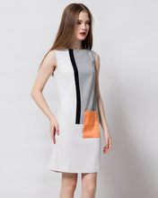Load image into Gallery viewer, Shiftdress Sleeveless Petite Modern A line dress elegant dress