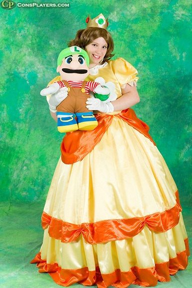 Nintendo Princess Daisy Cosplay Costume Custom Made