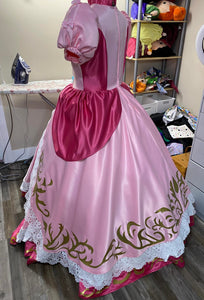 Nintendo Princess Peach Cosplay Costume