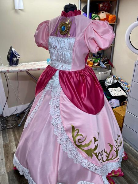 Nintendo Princess Peach Cosplay Costume – MJcostume Nintendo Princess Peach Cosplay Costume – MJcostume