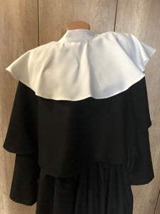 Nun costume Valak Nun Head Piece Medieval nun Horror movie Halloween costume Black Gothic Nun's costume Historic Renaissance Saint costume