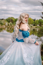 Load image into Gallery viewer, SAMPLE SALE Odette Swan Princess Dress Costume Cosplay Corset Adult Women