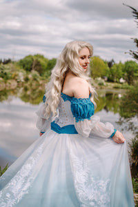 SAMPLE SALE Odette Swan Princess Dress Costume Cosplay Corset Adult Women