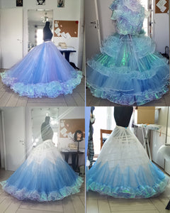 Cinderella Live Action cosplay costume Skirt Only
