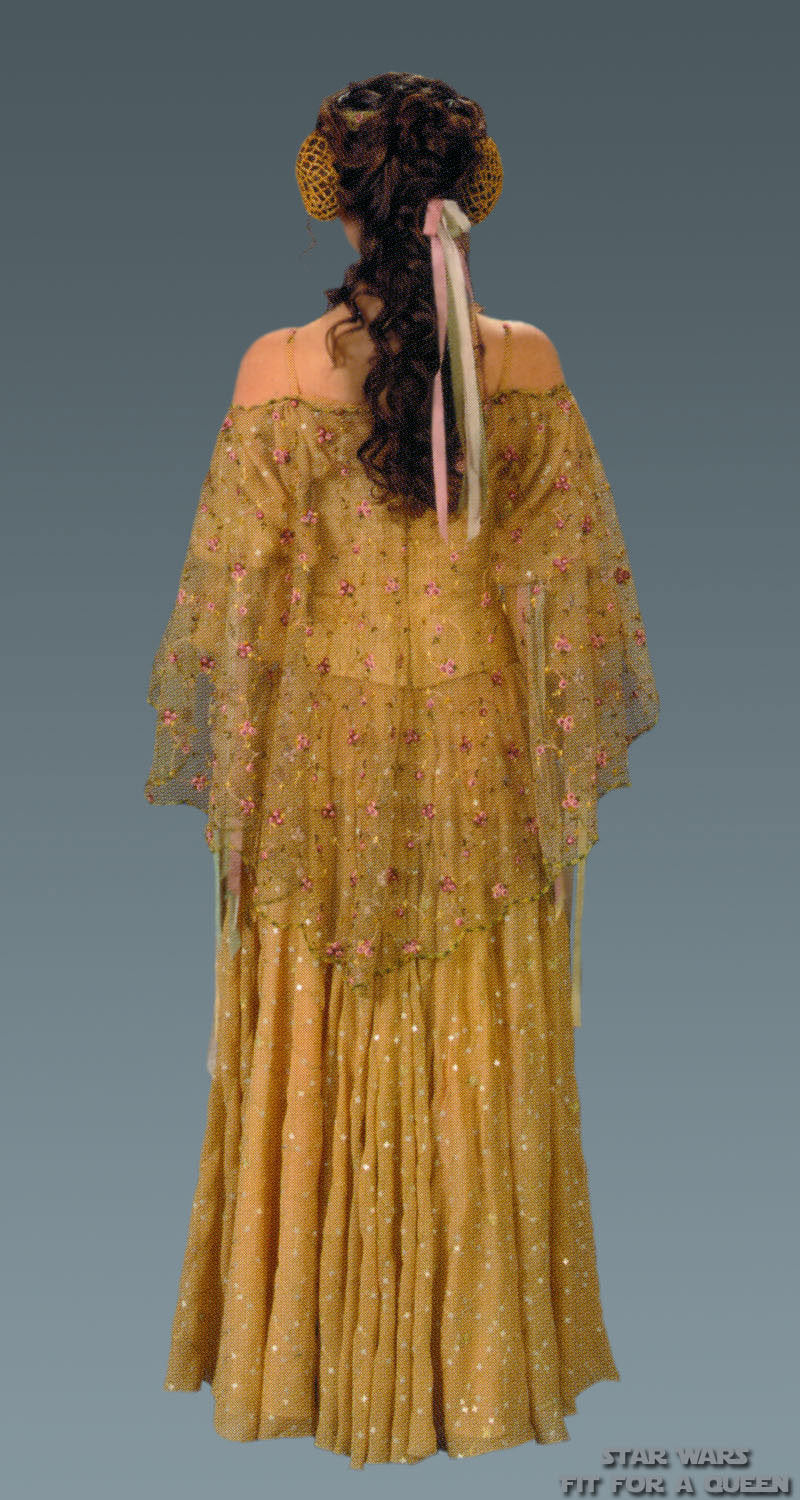 Padme floral cosplay Meadow Yellow picnic dress – MJcostume