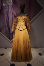 Load image into Gallery viewer, Padme floral cosplay Meadow Yellow picnic dress